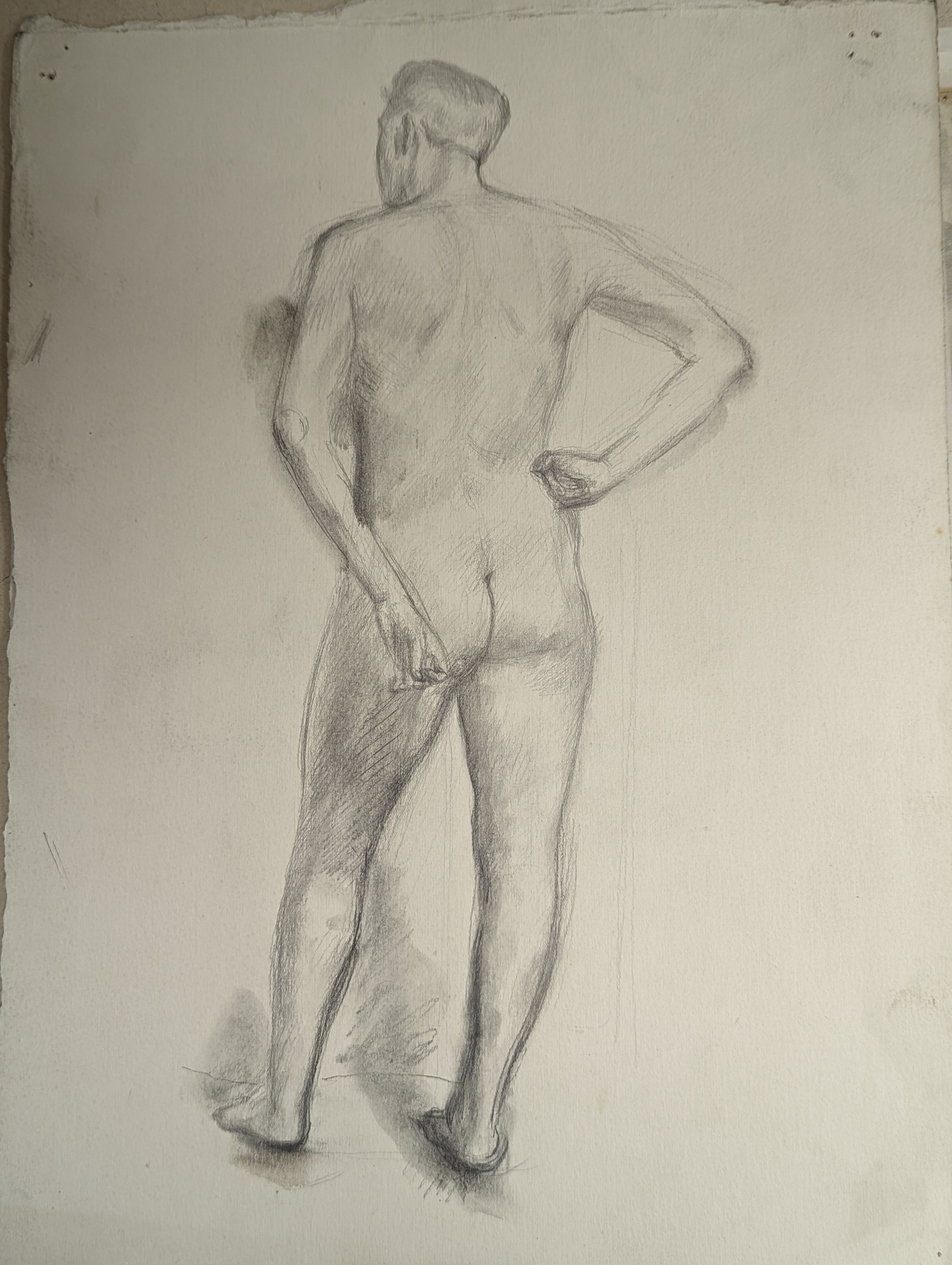 Barnett Freedman (1901-1958), folio of ink and pencil sketches, mostly nude studies, largest 37 x 27cm